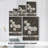 Vintage Floral Print CCLXXXIX -Gallery Wrapped Cavas