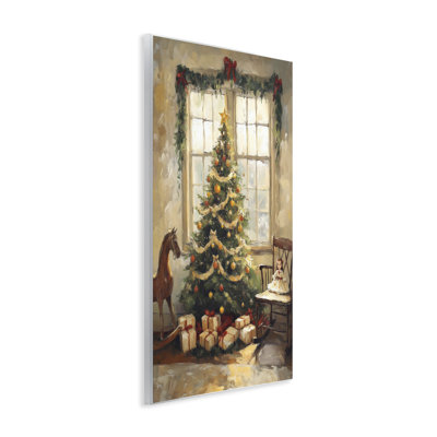 «Christmas Morning Window View», plaque murale par Petal Prints Design