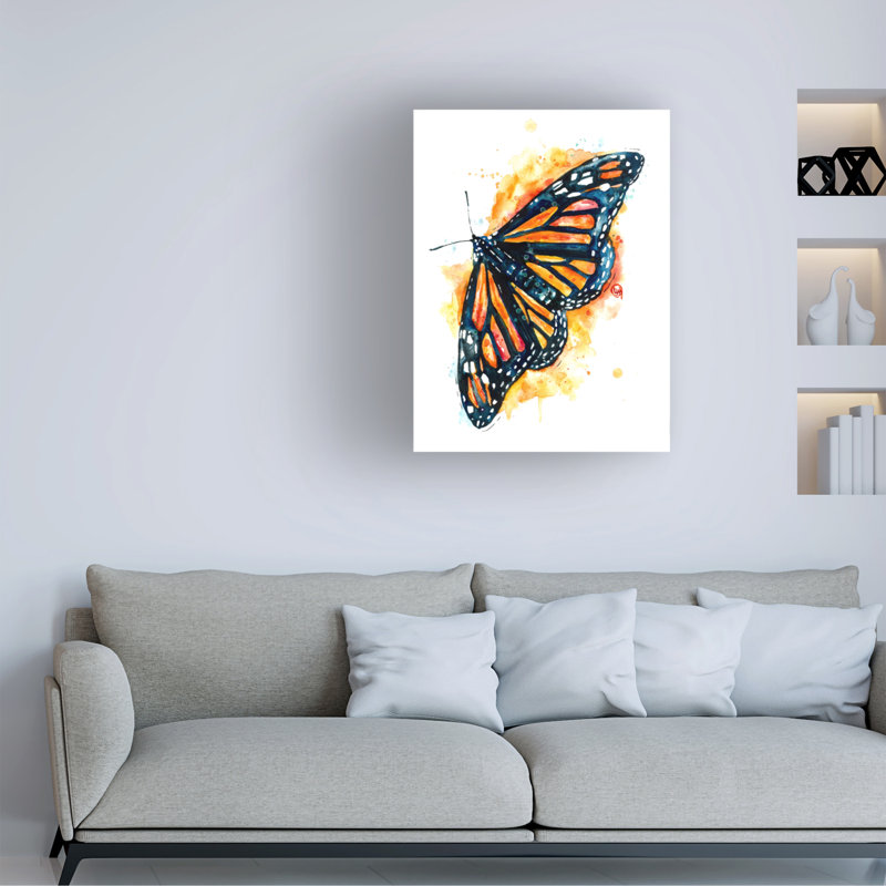 «Lisa Whitehouse Solo Monarch», art sur toile, H 19 po x l 14 po