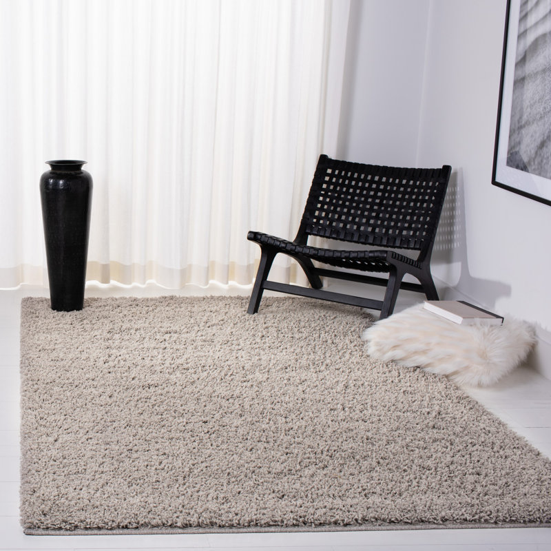 Siragan Shag 500 Performance Solid Color Rug, Rectangle 9' x 12'