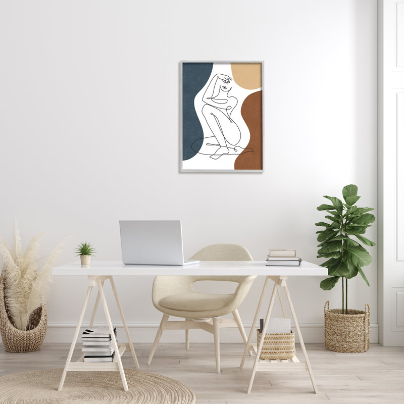 Femme nue - Impression sur toile, Estampe numérique Farmhouse, H 30 po x l 24 po x 1,5 po