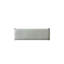 Banc Ashlyn, tissu ivoire bicolore et finition gris anthracite