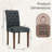 Dining Chairs Set Of 4, Button-tufted Upholstered Fabric Chairs With Solid Wood Legs, Modern Armless Side Chairs For Dining Room & Kitchen(gray)-1080975587-1086689692