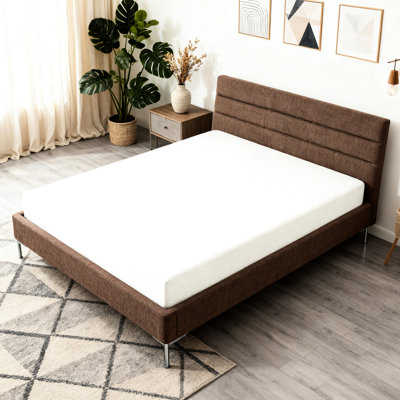 8 - Inch Tea Memory Foam Twin Mattress In Box, White, No Fiberglass Reducing, Freshness Enhanced, Fit For All Postures , Body Conforming, Night Freshness, Suitable