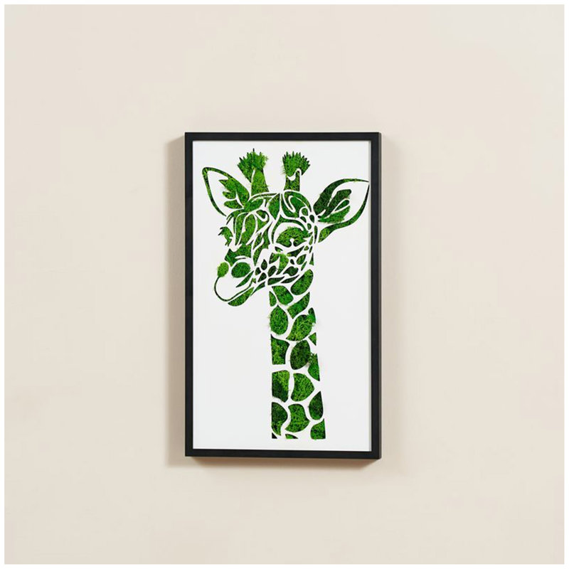 Décoration murale girafe