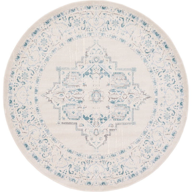 Folkeste Oriental Indoor Rug, Round 6'1"