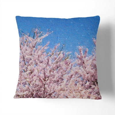 Floral Square Throw Cushion