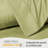 LuxClub 2 PC Lime Queen Performance Microfiber Solid Pillowcase Set-119874930-119874936