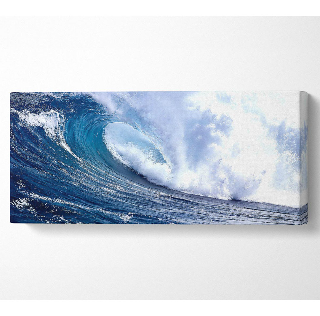 Ocean Waves Panorama Leinwand