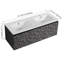 Base de meuble-lavabo double mural 47,6 po seulement