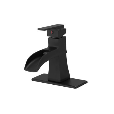Waterfall Single-Hole Single-Handle Bathroom Faucet