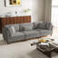 3 - Piece Upholstered Corduroy Modular Sectional with Pillow Back and Solid Wood Legs-771323893