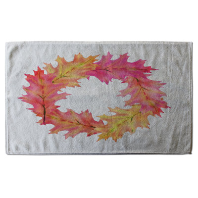 Cotton Floral Waffle Kitchen Towel