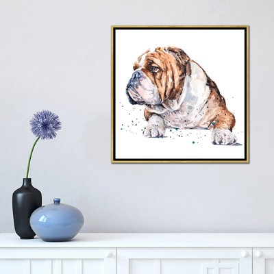 "English Bull Dog I" par Edwatercolours-impression