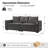 Paavo 84" Modern 3 - Piece Two Upholstery Options and Modular Sofa-1327084191