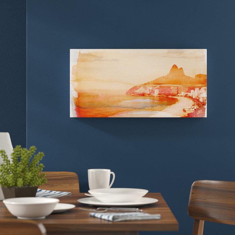 1 Piece Wrapped Canvas Painting, 57cm H x 114cm W