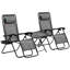 Ensemble de chaises avec table d'appoint Outsunny