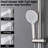 Shower Head Including 10" Rain And Handheld - Adjustable Height Option Brushed Nickel With Ergonomic Design For Comfort Metal