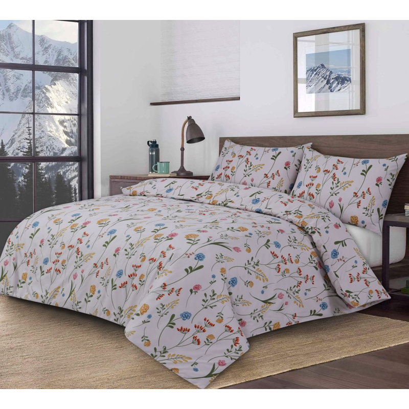 NZ Abstract Duvet Cover Set with Pillowcases, King, Eloise