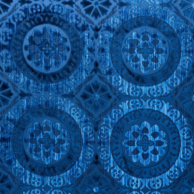 Tissu velours Suzani Strie