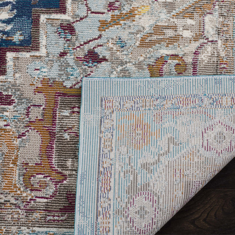 Bruckmann Performance Oriental Rug, Square 6'5"
