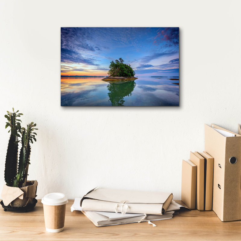 «Wolfes Neck Reflections» par Rick Berk, art mural sur toile