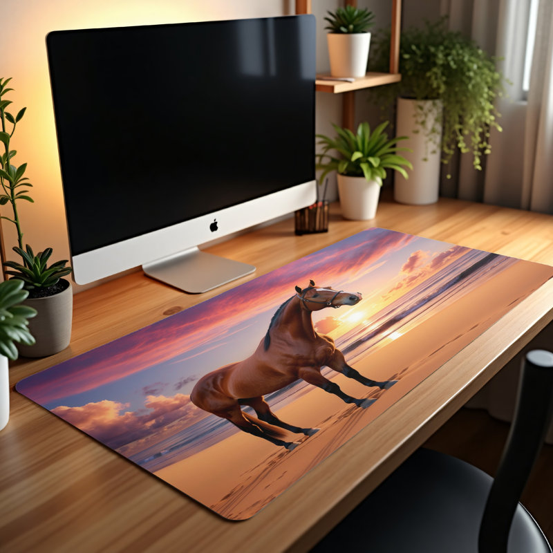 Polyester Desk Pad, 14.4x12.1
