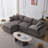 Modular 3 Seater with Ottoman-612415868