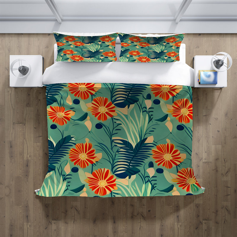 Polyester Duvet Cover, King Duvet Cover + 2 King Shams