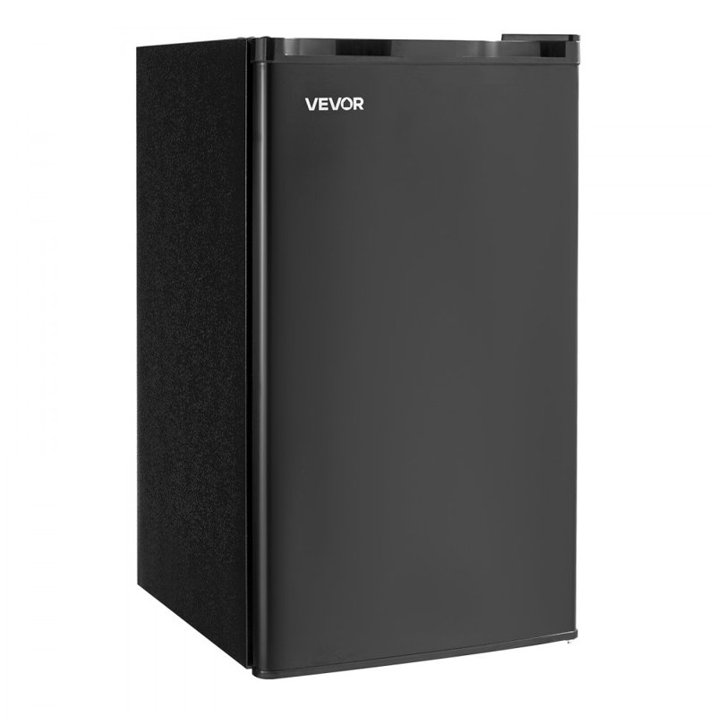 Mini réfrigérateur compact à une porte pour petit réfrigérateur de 3,2 pi cu Noir