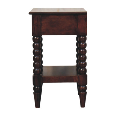 Wood Vienna 1-Drawer Nightstand