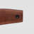 Beames 36" Live Edge Solid Wood Wall Hook Rack – 4 Metal Double Hooks