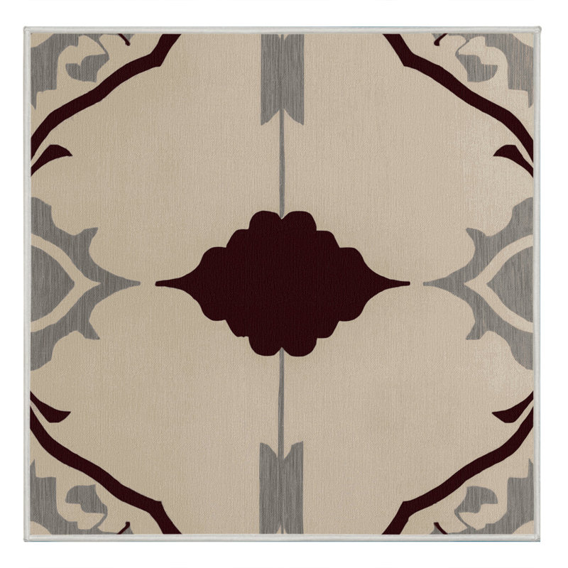 Framed Dynamics Rug, Square 6'