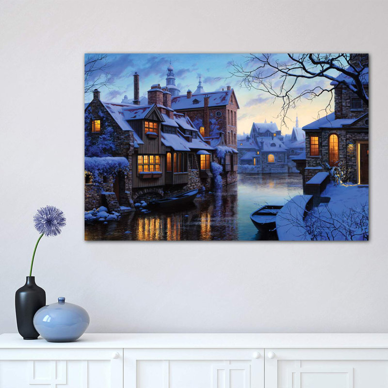 The Venice Of The North by Evgeny Lushpin - Wrapped Canvas Print, 66.04 cm H x 45.72 cm W x 1.91 cm D