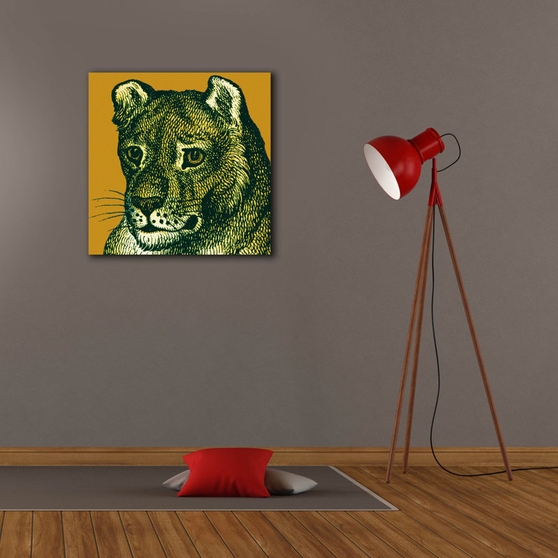  «Jungle Flair 4» par Wild Apple Portfolio, art mural sur toile, 26 po x 26 po, H 26 po x l 26 po