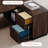 77.9 Inch L-Shaped Executive Office Desk With File Drawers And Cabinet For Home Office-655013350