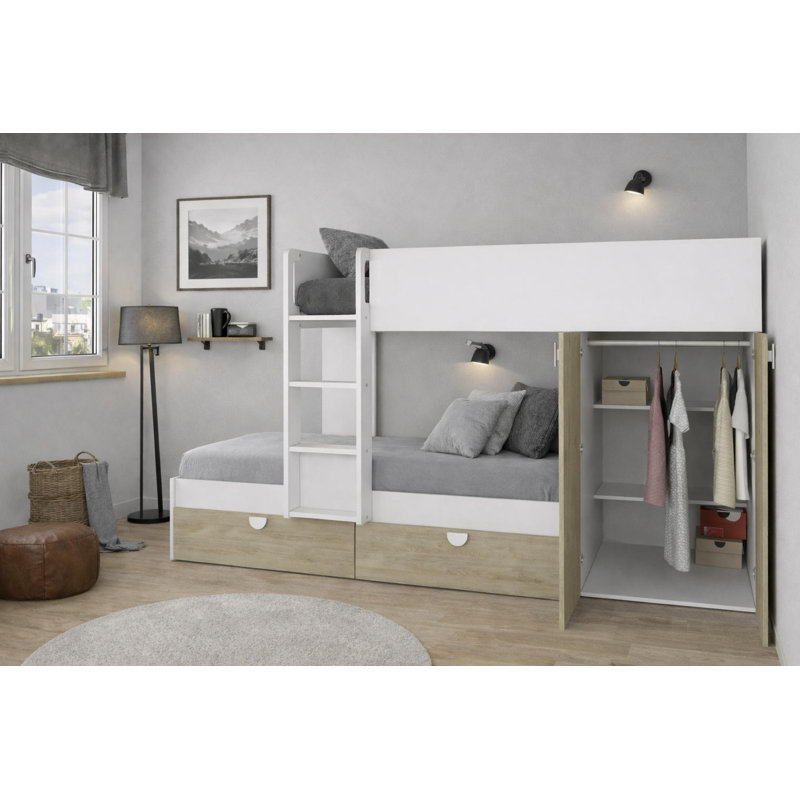 European Single (90 X 200 Cm) Bunk Bed Bed Frame