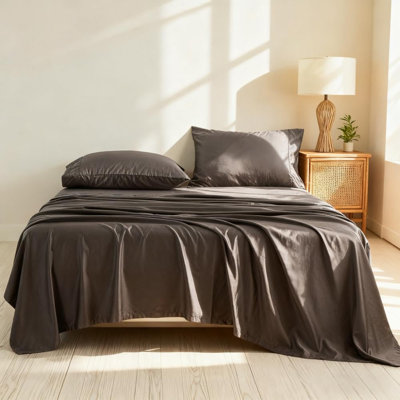100% Supima Cotton 600 Thread Count Long Staple Pure Soft Sateen Weave Set