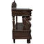 Desserte en bois massif 2 tiroirs l 41,5 po Lord Raffles