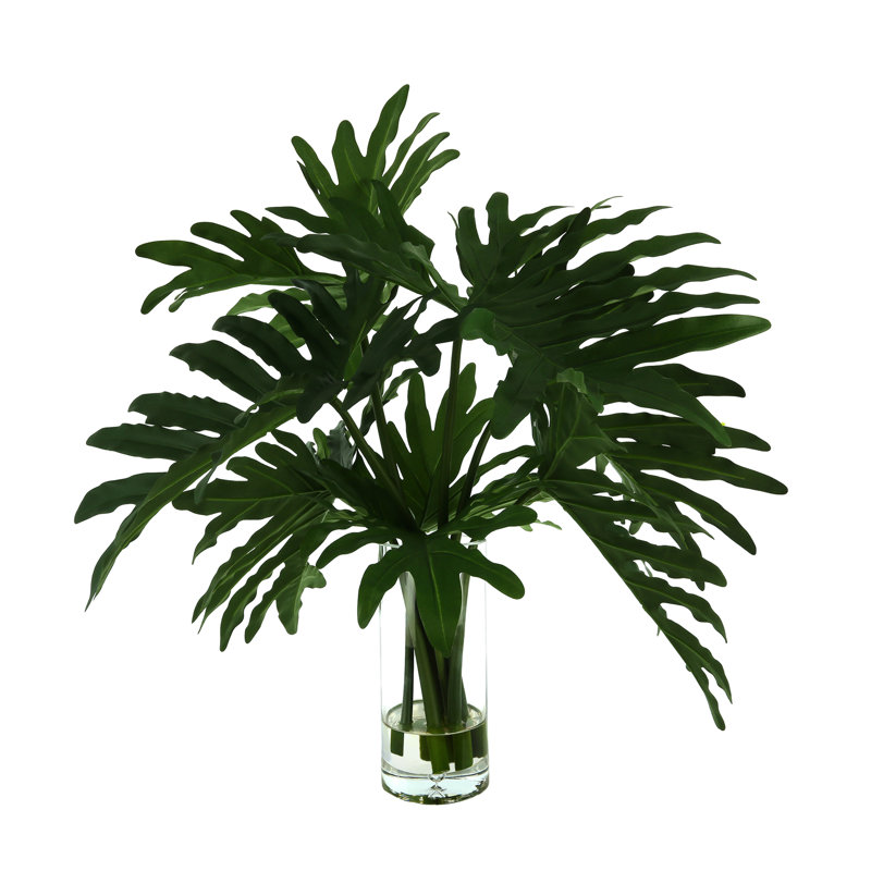 Organic Modern Faux Philodendron, 28"H x 29" W x 29"D