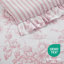 Ensemble de literie romantique 5 pièces, polyester de qualité supérieure, motif floral chic pour très grand lit