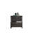 Lateral File With Two Drawers, Dark Brown Finish