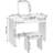 Damaurion Dressing Table with Mirror