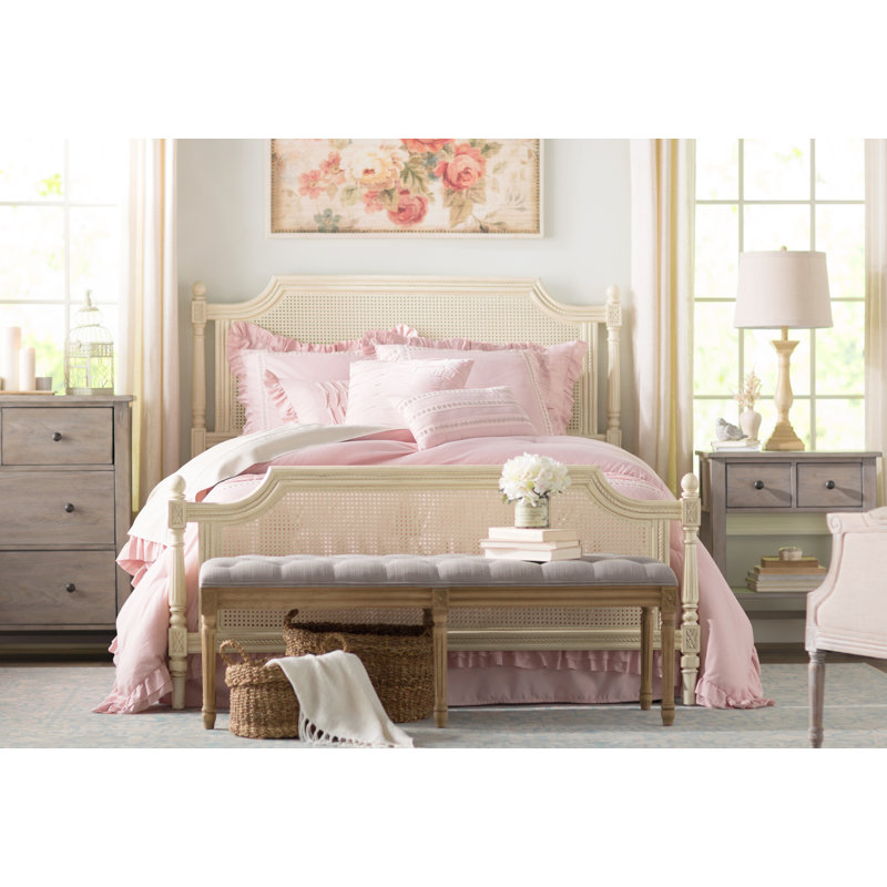 Transitional Pine 2-Drawer Nightstand in Natural Gray