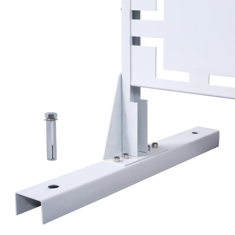Écran d'intimité extérieur et intérieur H 76 po x l 48 po, Blanc