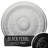 Endurathane Brunswick Ceiling Medallion, 27"OD x 2 1/2"P (Fits Canopies up to 4 1/2"), Hand-Painted Black Pearl Finish-29016004