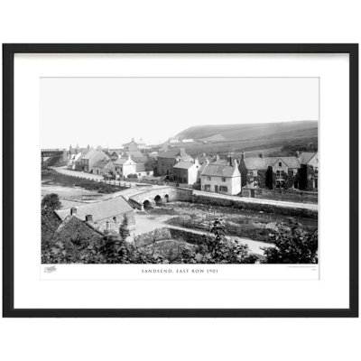 Sandsend, East Row 1901 by Francis Frith - Single Picture Frame Print