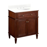 30" Elmdale Single Bathroom Vanity Set with Oval Undermount Sink