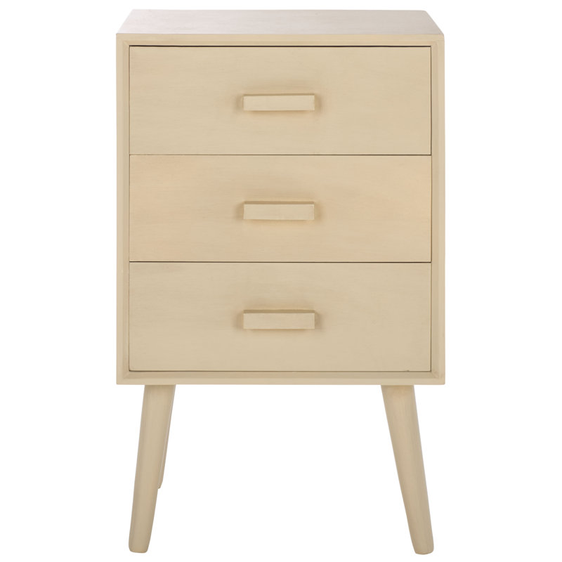 Commode à 3 tiroirs Dannel, Sable