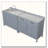 39.4" Outdoor Kitchen Cabinet with Stainless Top & Knife Rack-984629314